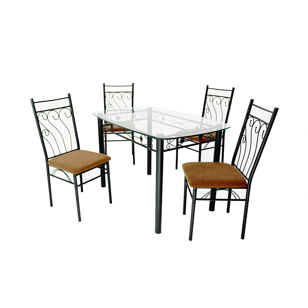 JUEGO COMEDOR TOKOA CO-4000 4S META/VIDR