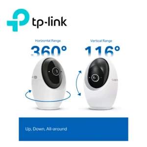 TP Link camara devVigilancia Wi-Fi Inteligente  Tapo C260, rotacion 360º, 4K 8MP, detección IA, reconocimiento facial, vision nocturna - Tapo C260