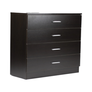 Kenneth Cole gavetero 4 niveles color cafe oscuro -W72 x H67 x D33 cm-KCWD20220511-DB