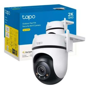 TP-link camara de vigilancia Wi-Fi para exteriores con vision nocturna a color y detección IA Avanzada - Tapo C520WS