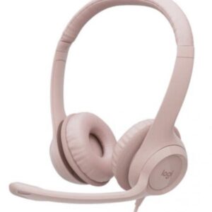 HEADSET LOGITECH H390 USB CON SUPRESION DE RUIDO ROSADO