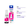 BOTELLA DE TINTA EPSON T664320-AL MAGENTA - miniatura 1